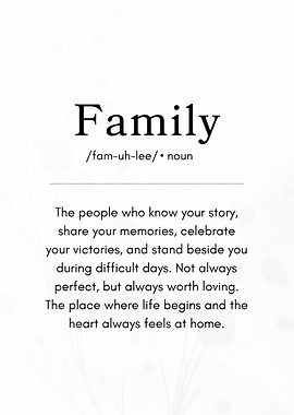 Meaningful Family Quote - Family Definition