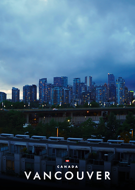 Vancouver Cityscape at Twilight