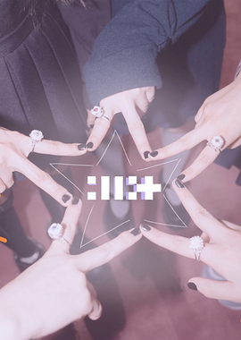 K-pop Group Hand Star Formation