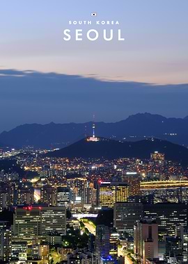 Seoul Cityscape at Twilight