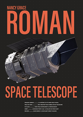 Nancy Grace Roman Space Telescope Poster