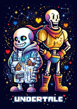 Undertale Sans and Papyrus Fan Art