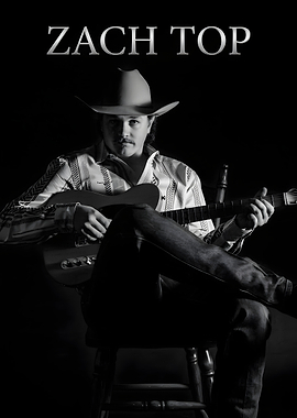 Zach Top Country Music Portrait