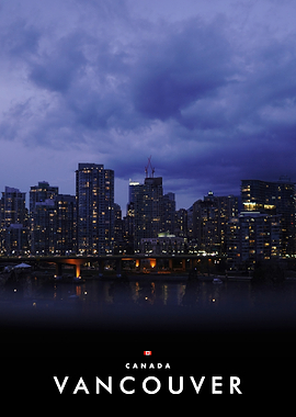 Vancouver Cityscape at Twilight