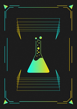 Sci-Fi Science Alchemy Flask