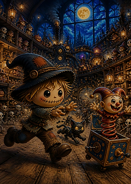 Scarecrow and Jack-in-the-Box Adventure
