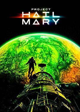 Project Hail Mary Space Poster