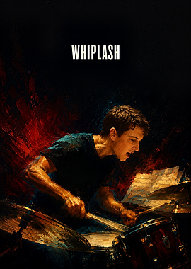 Whiplash Movie Poster Art