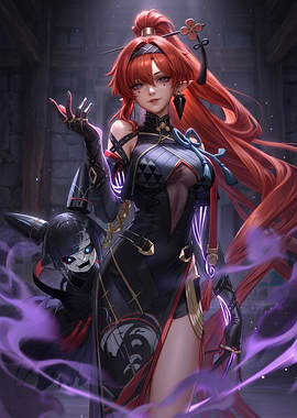 Yinlin Anime Sorceress with Puppet