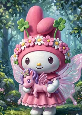 My Melody Fairy with Toy Pegasus