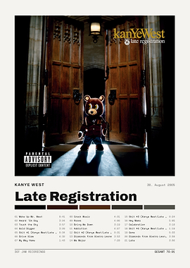 Kanye West Late Registration Poster
