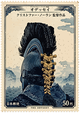 Christopher Nolan The Odyssey Postage Stamp