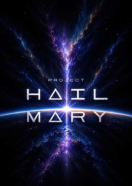 Project Hail Mary Space Poster