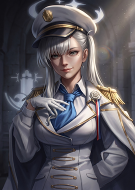 Military Anime Character Portrait