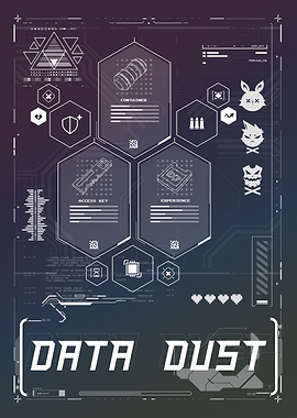 Data Dust Futuristic Gaming Interface