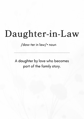 Daughter-in-Law Definition