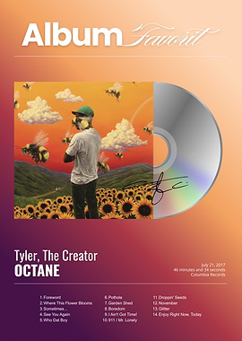 Tyler, The Creator Flower Boy Poster