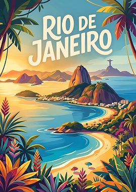 Golden Hour in Tropical Rio de Janeiro
