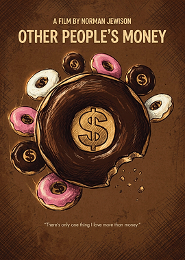 Other Peoples Money Movie Comedy Retro Art