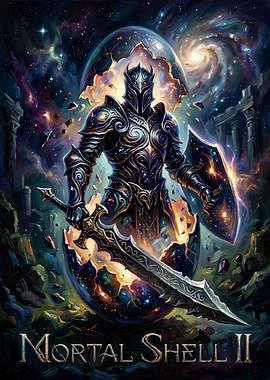 Mortal Shell II Cosmic Knight Poster