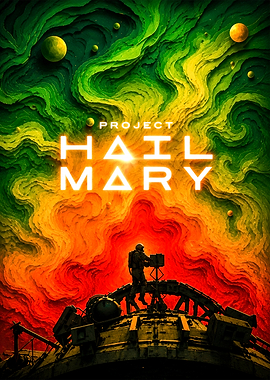 Project Hail Mary Space Poster