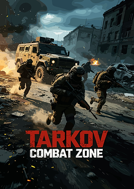 Tarkov Combat Zone Tactical Warfare Poster