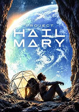 Project Hail Mary Space Poster