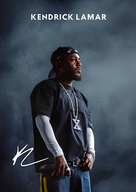 Kendrick Lamar Portrait Poster