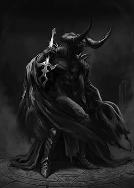 Dark Horned Demon Warrior Supreme Magus