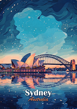 Sydney Opera House and Harbour Bridge