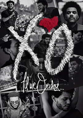The Weeknd XO Collage Poster
