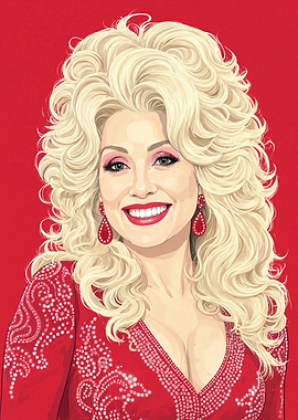 Dolly Parton Portrait Illustration