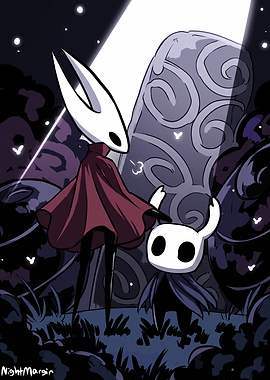Hornet and The Knight Hollow Knight