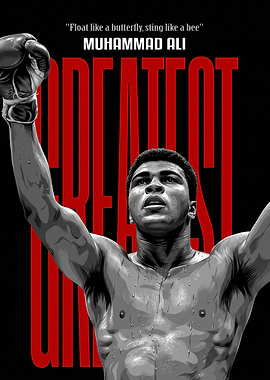 Muhammad Ali The Greatest Poster