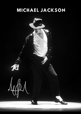 Michael Jackson Iconic Dance Poster