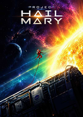 Project Hail Mary Space Poster