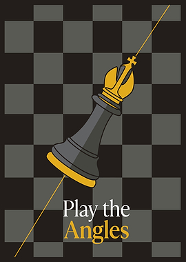 Play the Angles Chess Poster