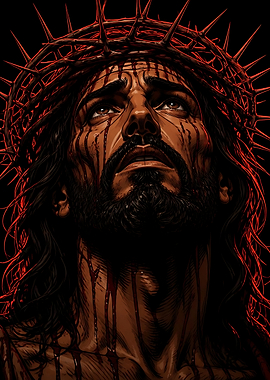 Jesus Christ with Crown of Thorns