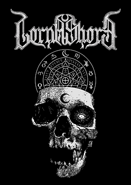 Lorna Shore Skull Occult Graphic