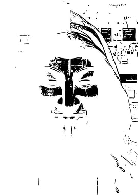 Guy Fawkes Mask Minimalist Graphic