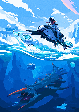 Subnautica Below Zero Seaglide Encounter