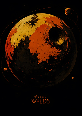 Outer Wilds Timber Hearth Planet Poster