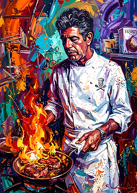 Anthony Bourdain Cooking with Fire