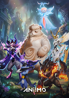 Animo Fantasy Creature Character Poster