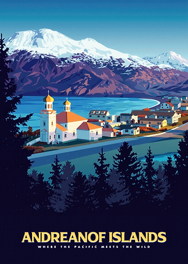 Andreanof Islands Travel Poster