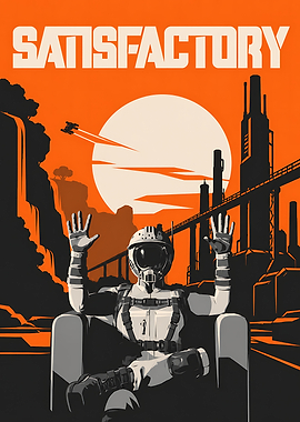 Satisfactory Game Poster Art