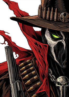 Gunslinger Spawn Comic Book Art