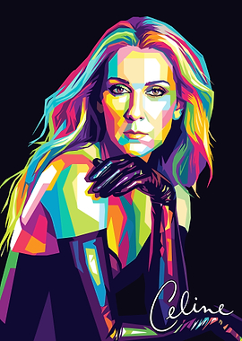 Celine Dion Portrait