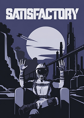 Satisfactory Game Poster