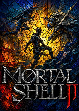 Mortal Shell II Stained Glass Poster